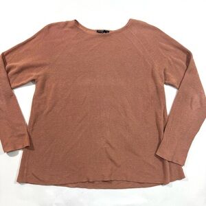 Eileen Fisher Organic Linen Blend Sweater Lightweight